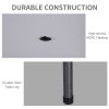 Outsunny 4FT Portable Folding Fish Fillet Cleaning Table Camping Picnic Ice Party Desk with Sink