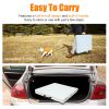 4ft Portable Folding Table Indoor&Outdoor Maximum Weight 135KG Foldable Table for Camping White