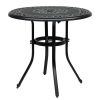 32*32*29" Outdoor Cast Aluminum Round Dining Table
